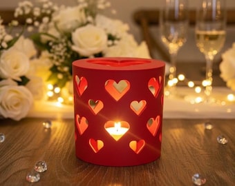 Romantic Heart Lantern + FREE GIFT – CUSTOM Colours - Weddings, Anniversaries, Engagements, Valentine's Day and more! (Made in Australia)