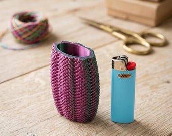 Textured BIC Lighter Case Cover | Custom Colours | 2 Sizes | 3 Designs | Protective Sleeve | Unique Gift for Special Occasions