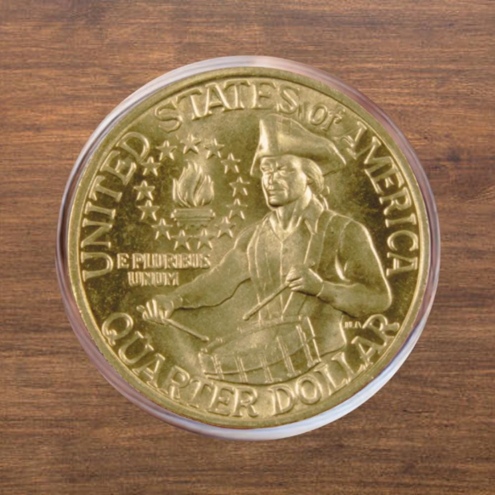 Bicentennial quarter coin 1776 1976 - Etsy 日本
