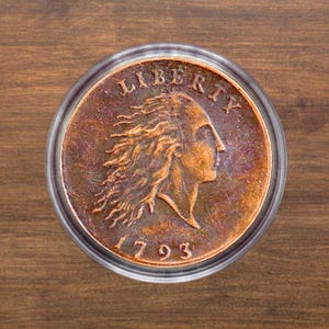 The 1793 Flowing Hair Chain Large Cent “AMERI”& “AMERICA” Rare US Copper Coin