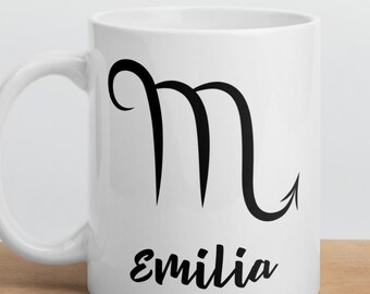 Scorpio Horoscope Mug | Personalized Astrology Gift | Star Sign Coffee Mug