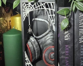 Gas Mask Book Nook