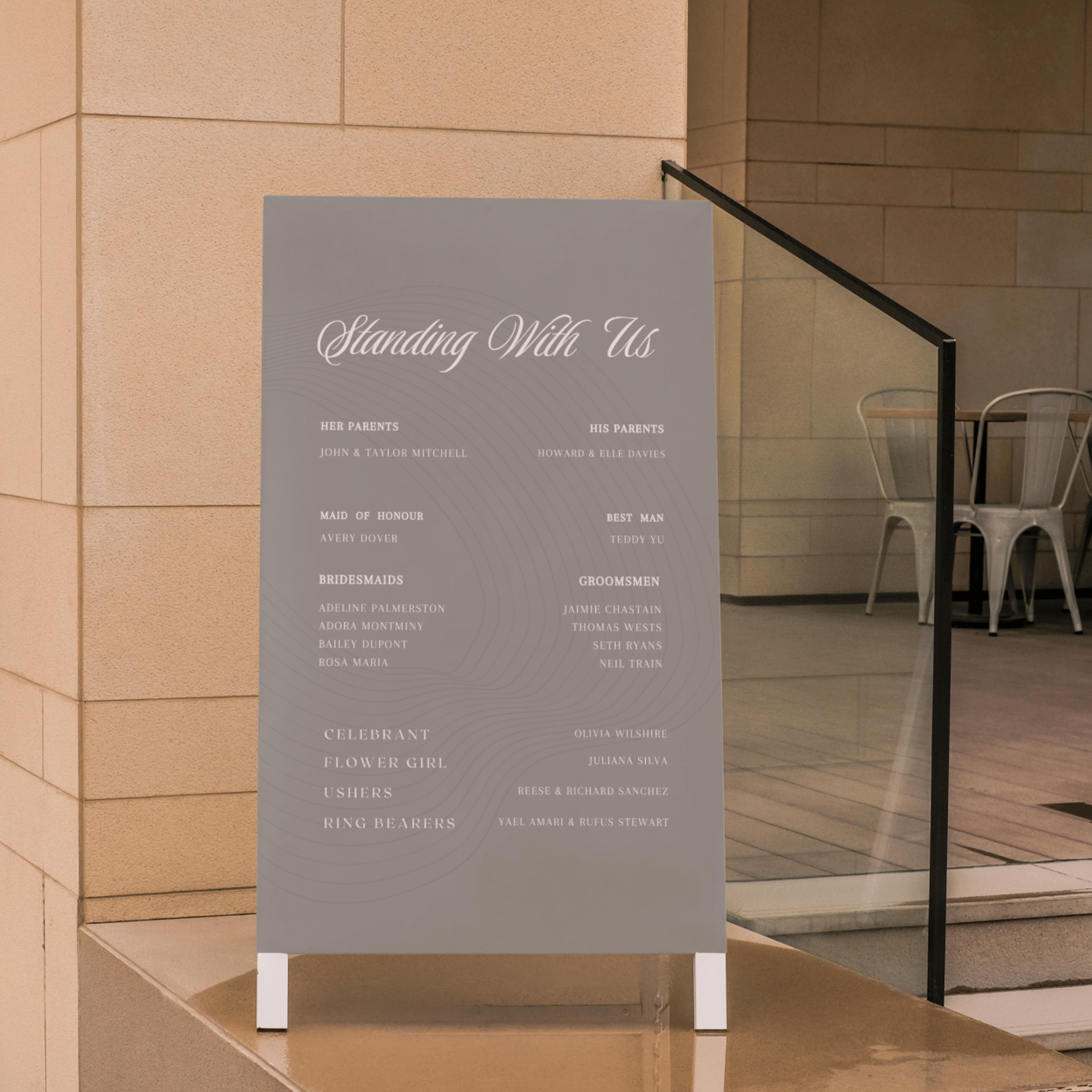 Neutral Wedding Welcome Sign Printable Template Editable Seating Chart ...