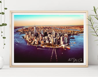 New York City Skyline - New York City, New York Skyline Wall Art Print