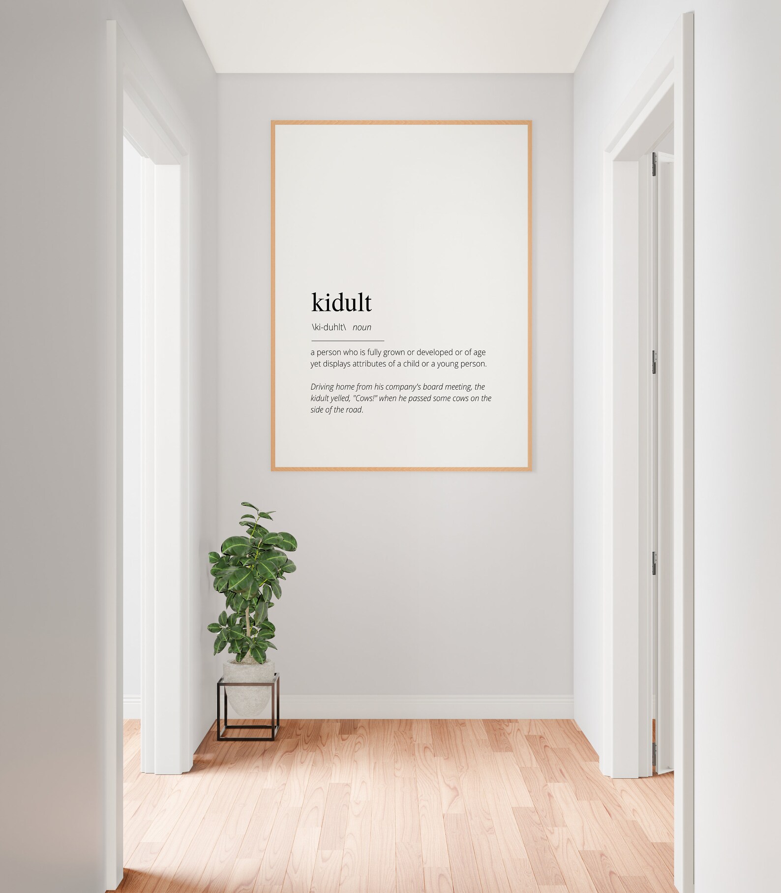 Funny Quote Art, Dictionary Decor, KIDULT, Funny Husband Wife Gift