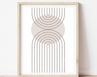 Meet Me In The Middle Boho Art Print