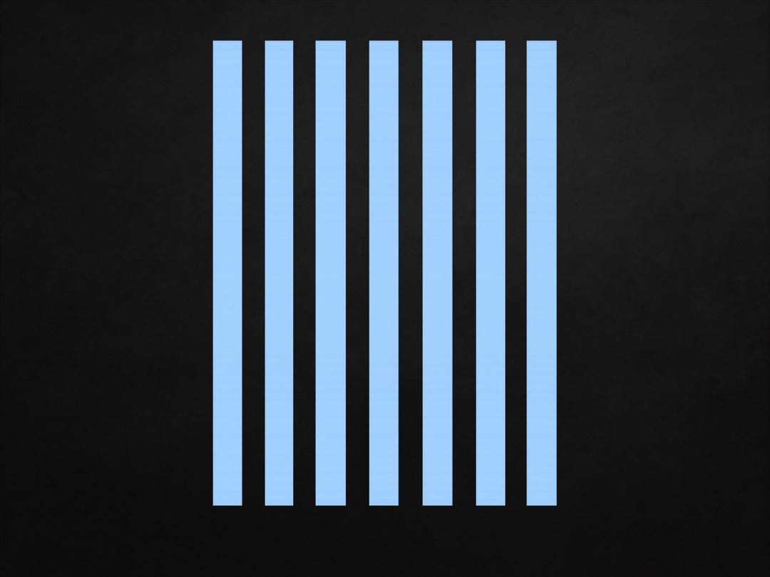 Blue Striped Frame PNG: Hand Drawn Design for Crafts, Digital Download ...