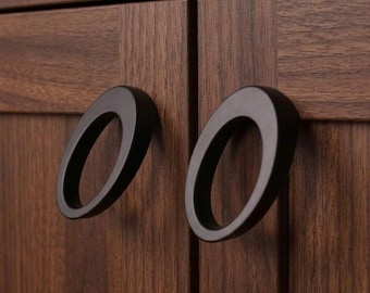 Modern Metal Cabinet Knob 32mm Drawer Knob Minimal Furniture Handle Kitchen Cabinet Pull Wardrobe Knob Furniture Hardware