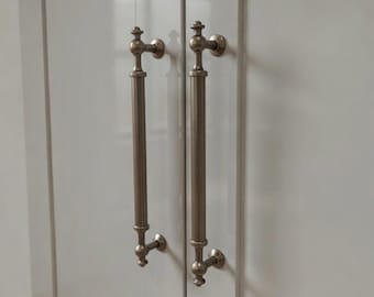 Luxury Bronze Cabinet Handle 160mm Metal Drawer Pull Vintage Kitchen Cabinet Handle Furniture Hardware Dresser Pull Decorative Handle