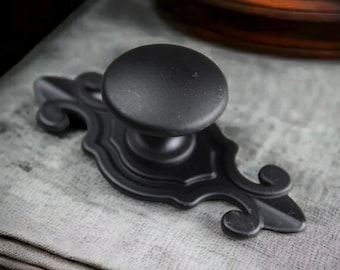 High Quality Antique Cabinet Knob Ornate Metal Furniture Pull Premium Drawer Handle For Dresser Vintage Style Home Decor Hardware 2.5cm  Dia