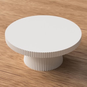 Moderne Kuchenständer, Cake Stand 3D-Druck, Juno Tray Deko Tablett mit Unterlage, Japandi Kuchenständer, Zwei Variante