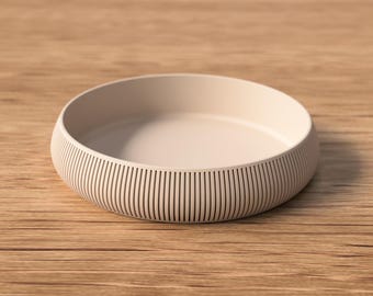 Cuenco Japandi minimalista, impreso en 3D, cuenco multiusos, bandeja para llaves, decoración moderna.