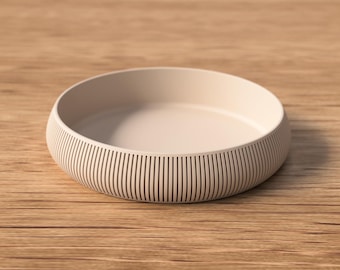 Japandi Schale Minimalistisch,3D Druck, Catch All Bowl, Schlüssel Ablage, Deko Schale Modern, Organizer Schale