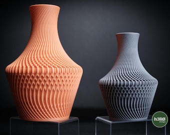 Jarrón Lucid, jarrón geométrico decorativo moderno para flores, sala de estar minimalista, impreso en 3D.