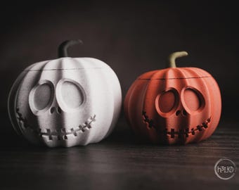 Cuenco de calabaza de Halloween impreso en 3D, portavelas LED y plato para dulces, decoración de calabaza espeluznante para la fiesta de Halloween.