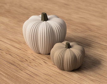 Modern pumpkin decorations, 3D printed autumn decorations, minimalist table decorations, autumn and Halloween decorations