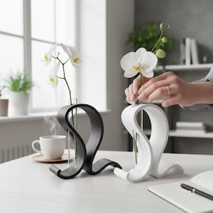 Vase einzelne blumen