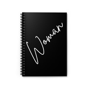 Cuaderno de escritura femenina / Diario con renglones en espiral