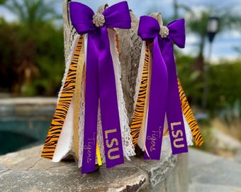 Custom Game Day Boot Bows