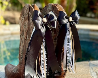 Graduation Boot Bows
