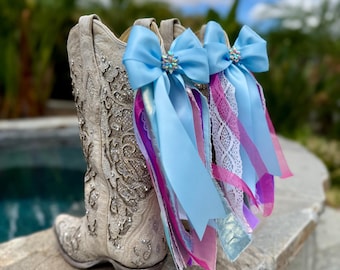 Unicorn Boot Bows