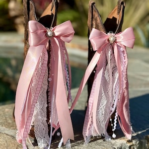 Cloud 9 Pink Boot Bows image 3