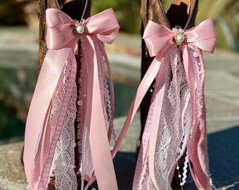 Cloud 9 Pink Boot Bows