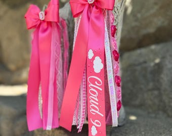 Lazos para botas Cloud 9 Sparkle Rose