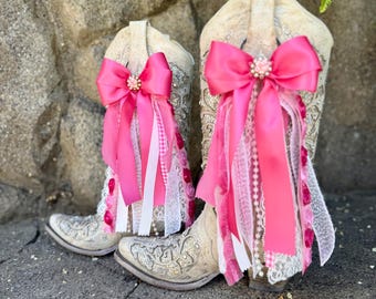 Cloud 9 Dark Pink Rose Bows