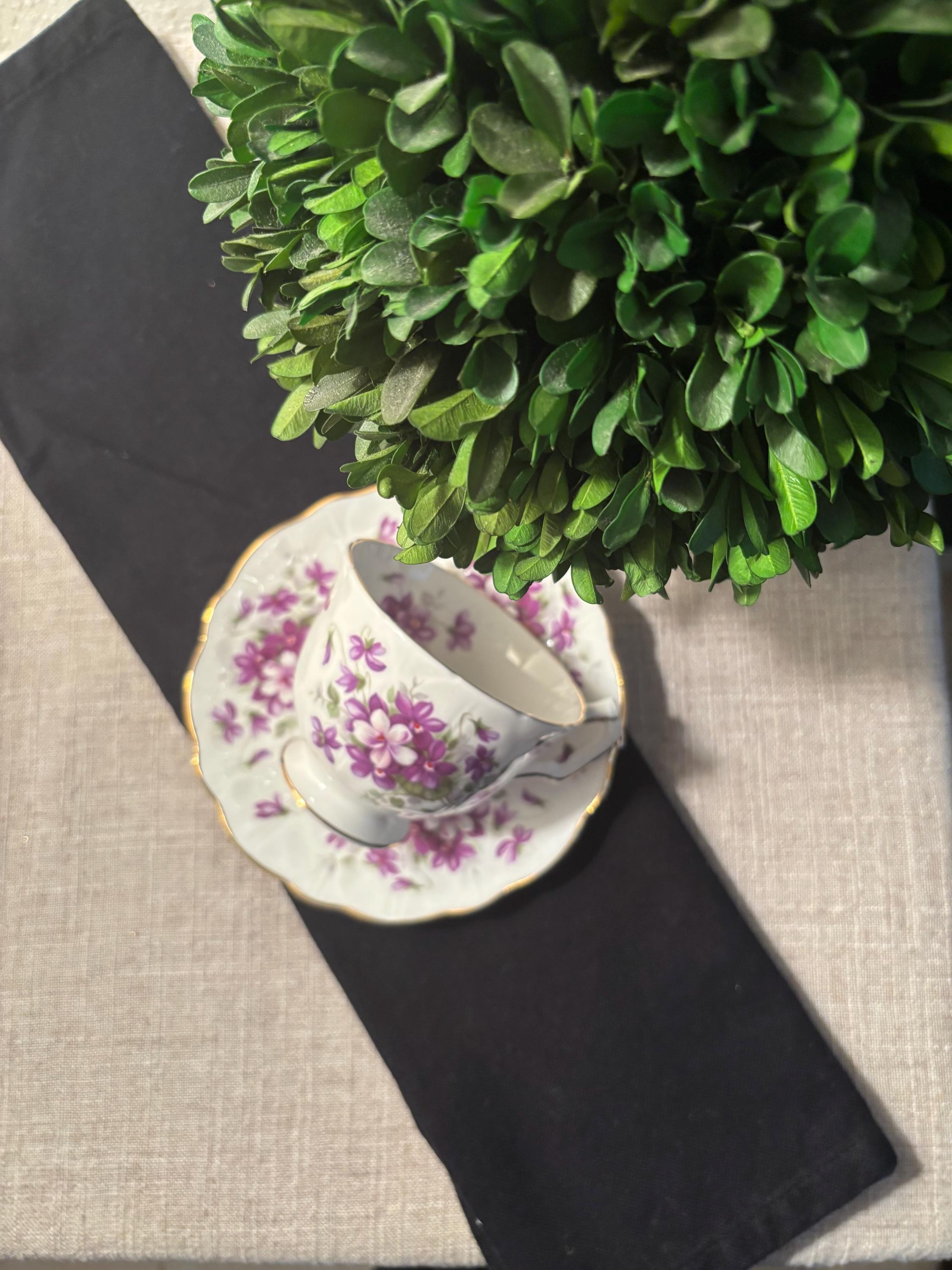 Violets by Aynsley - Etsy