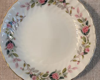 Vintage Creative Regency Rose 6 Bread and Butter Plates - Fine China Japan 2345