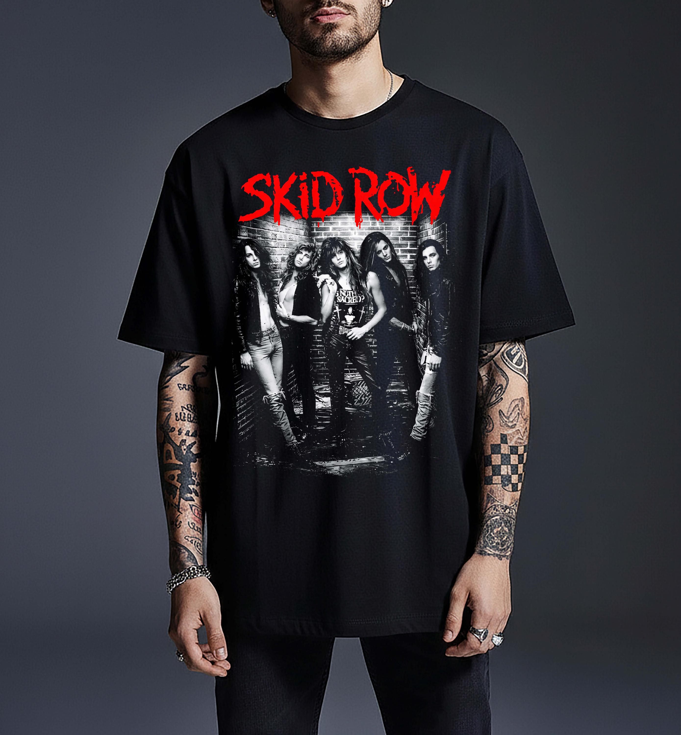 Skid Row Vintage T Shirt - Etsy