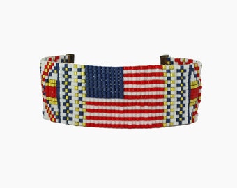 The Betsy Ross Bracelet | Hand Loomed Bracelet