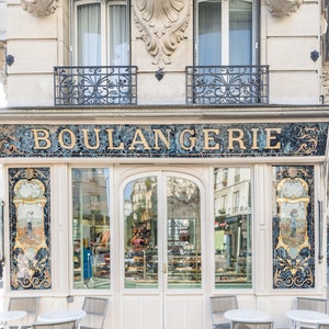 Paris Photograph - Boulangerie Bo, French bakery, Patisserie, Paris, France, Kitchen Art, Wall Decor