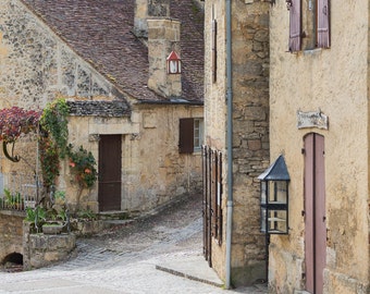 France Fine Art Photo - French Village of Beynac-et-Cazenac, French Home Decor, Large Wall Art, France Art Print, Travel Photography