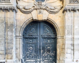 Paris Photography - Historic Marais Doorway, Travel Photograph, Paris Architectural Fine Art Print, French Home Decor, Large Wall Art