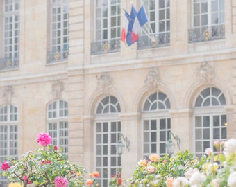 Photographie de Paris - Roses au Rodin, Fine Art Photography Print, Français Home Decor, Large Wall Art