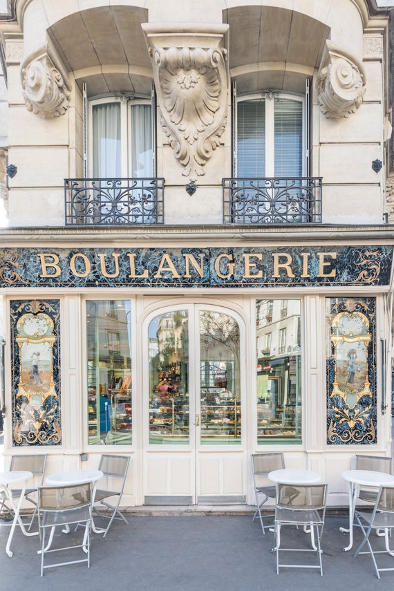 Paris Photograph Boulangerie Bo French Bakery Patisserie Paris France Kitchen Art Wall Decor