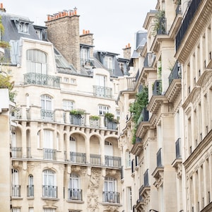 Paris Photography - Saint Germain Apartments, Neutral Paris Print, French Home Decor, Large Wall Art