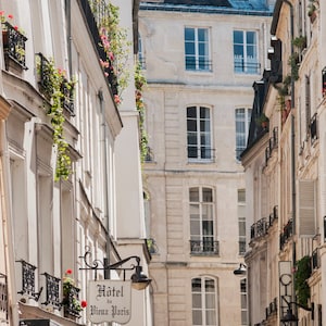 Paris Street Photograph, Travel Architecture Fine Art Photograph, French Home Decor, Large Wall Art, Urban Wall Decor