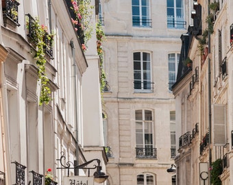 Paris Street Photograph, Travel Architecture Fine Art Photograph, French Home Decor, Large Wall Art, Urban Wall Decor
