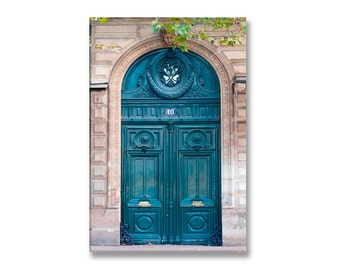 Paris Photography on Canvas - Number 10 Rue de Rivoli, Gallery Wrapped Canvas, Large Wall Art, Architectural Urban Home Decor