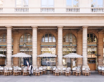 Paris Photography, Le Nemours Café, Paris Fine Art Photograph, Paris Decor, Large Wall Art, Urban Wall Decor