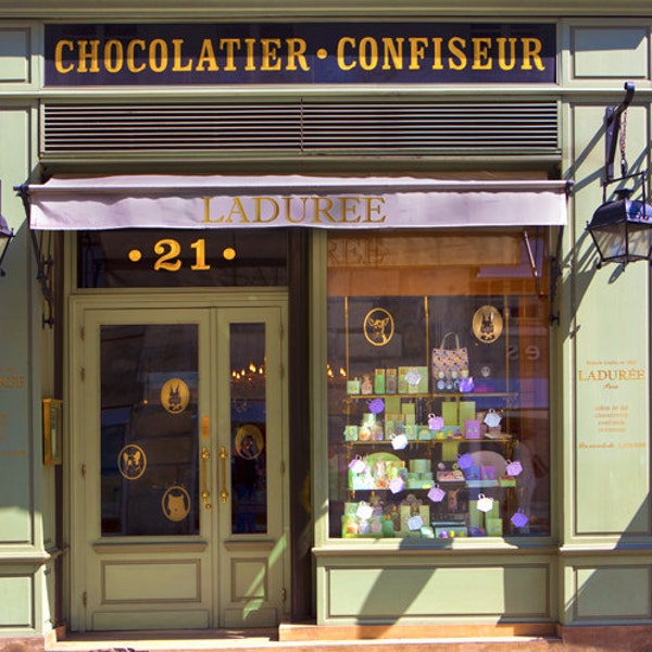 Paris Photo - Laduree Bonaparte, French Patisserie, Famous French Bakery, Paris, France, Home Decor