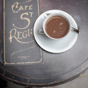 Paris Cafe Photography - Afternoon at St. Regis, Paris Cafe, Large Wall Art, Home Decor, French Kitchen Art