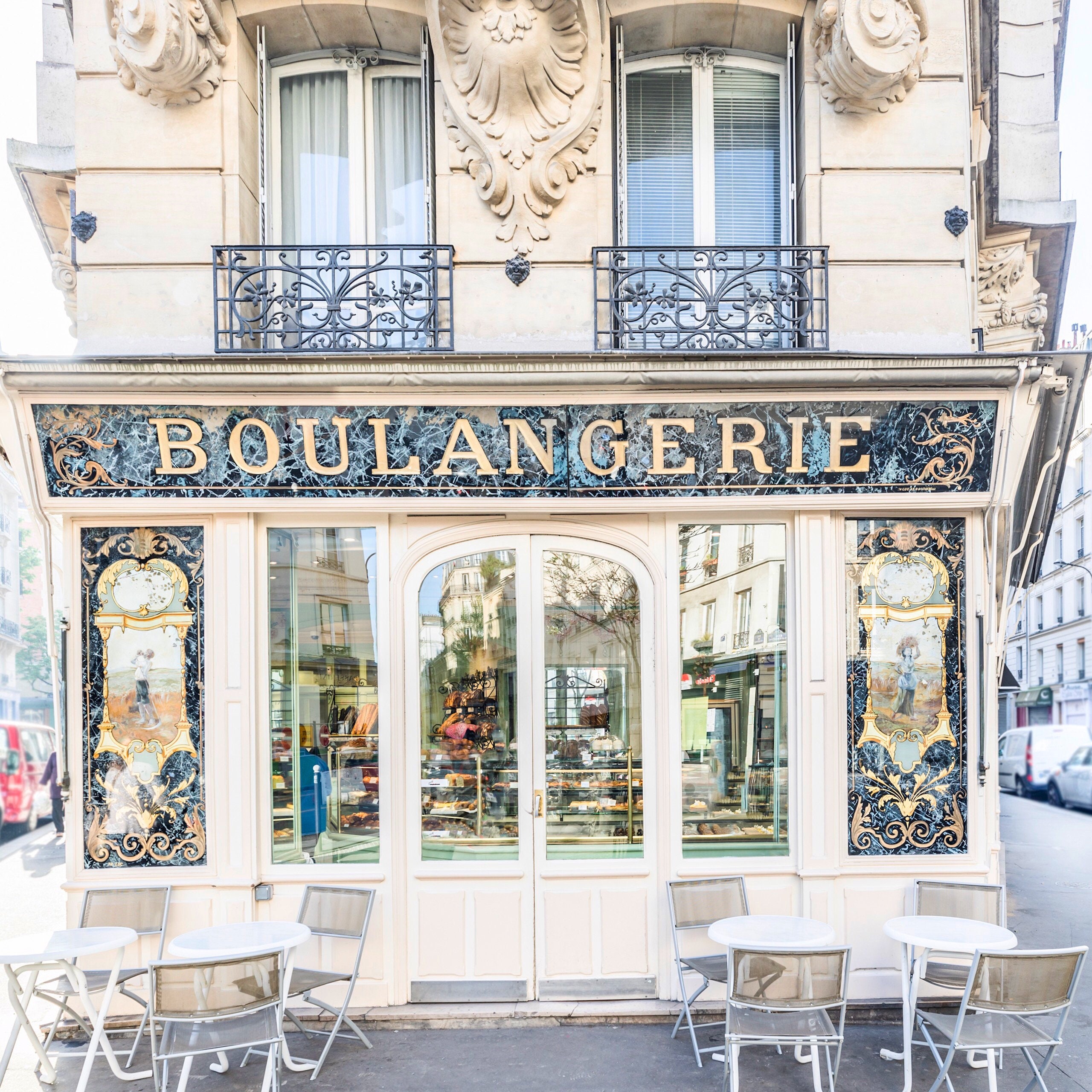 Paris Photograph Boulangerie Bo French Bakery Patisserie Etsy Canada