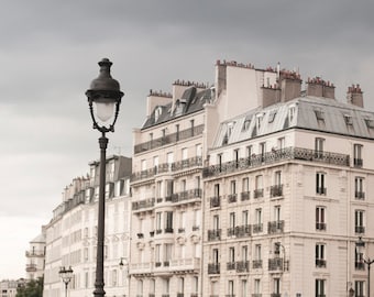 Paris Photography - Classic Neutral Decor Photograph, Urban Home Decor, Travel Photo, Wall Art, French Architecture