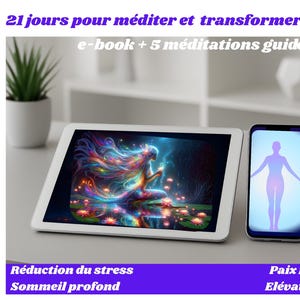 21 to meditate and transform your energy, a complete program to ground yourself, regain calm and sleep, and increase your frequency