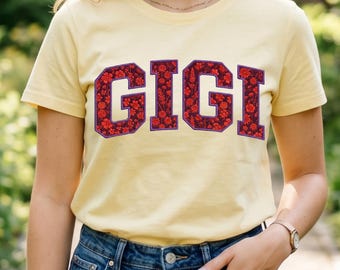 Floral Gigi PNG, Wildflower Gigi Shirt Design, Spring Grandma Sublimation PNG, Mother's Day Digital Download
