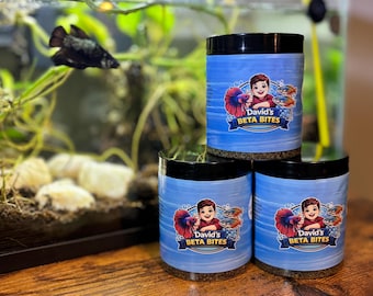 Alimento totalmente natural para peces Betta